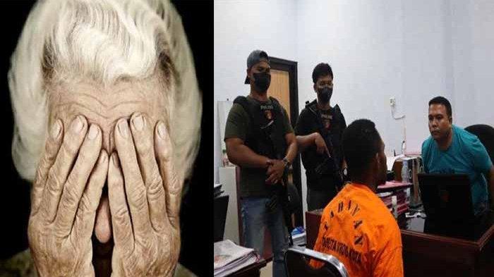 Sering nonton konten asusila, ABG 17 tahun rudapaksa nenek 65 tahun, gigi palsu korban sampai goyang