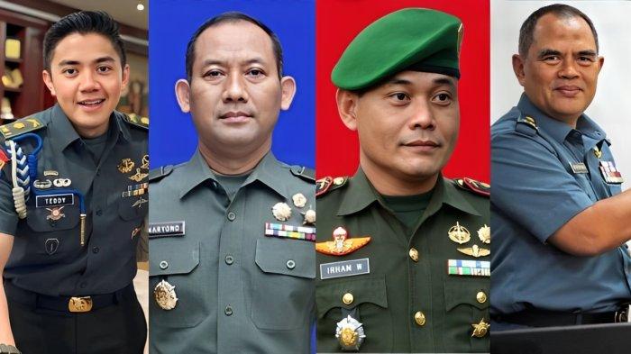 PRAJURIT AKTIF - Empat dari tujuh anggota TNI aktif yang duduki jabatan sipil belum mengundurkan diri atau pensiun dini sebagaimana aturan perundang-undangan yang berlaku.