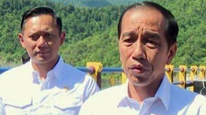 AHY mendampingi Presiden Joko Widodo (Jokowi) ke Manado, Sulawesi Utara, Kamis (23/2/2024). Ini merupakan kunjungan kerja pertama AHY ke daerah bersama Presiden Jokowi usai masuk kabinet. Diketahui, Presiden Jokowi melantik AHY menjadi Menteri Agraria dan Tata Ruang/Kepala Badan Pertanahan Nasional (ATR/BPN) di Istana Negara, Jakarta, Rabu (23/2/2024). (X/AgusYudhoyono)