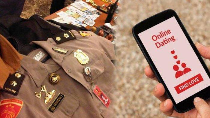 Ilustrasi polisi gadungan menipu
