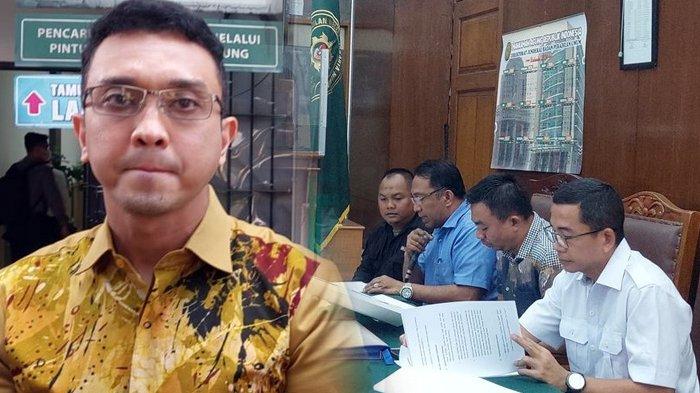 Kepala Bidkum (Kabidkum) Polda Metro Jaya Kombes Leonardus Simarmata menyatakan bahwa Aiman Witjaksono tak berstatus sebagai wartawan saat melakukan konferensi pers bersama Tim Pemenangan Nasional (TPN) Ganjar-Mahfud, 11 November 2023 lalu. Saat menyampaikan adanya dugaan Polri tak netral dalam Pemilu 2024, Aiman dianggap sebagai seorang politisi. Hal itu disampaikan Kepala Bidkum (Kabidkum) Polda Metro Jaya Kombes Leonardus Simarmata di ruang sidang Pengadilan Negeri (PN) Jakarta Selatan, Selasa (20/2/2024). (KOMPAS.com/Dzaky Nurcahyo)