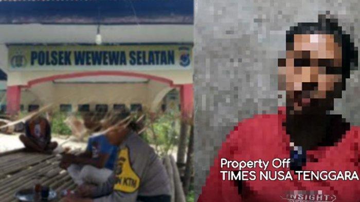 Ajun Inspektur Polisi Dua (Aipda) PS, oknum anggota Polsek Wewewa Selatan, Sumba Barat Daya, Nusa Tenggara Timur (NTT), diduga merudapaksa seorang wanita inisial MML (25). Wanita MML (25) saat itu sedang membuat laporan atas kejadian menimpa dirinya yang diduga menjadi korban pemerkosaan (rudapaksa) dari seorang pria tua bernama Oktavianus Bora Lende (52 tahun). (Kolase Istimewa/Times Nusa Tenggara Timur)