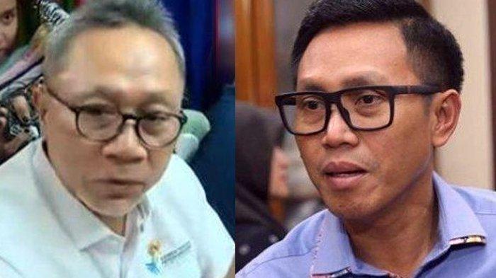 Alasan Ketua Umum PAN Zulkifli Hasan atau Zulhas mengusulkan nama Eko Patrio menjadi kandidat menteri di kabinet pemerintahan Prabowo-Gibran. (kolase tribun-medan.com/kompas tv)