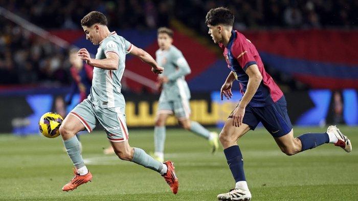 Hasil Liga Spanyol - Barcelona kalah dari Atletico Madrid skor 1-2 pada pekan ke-18, Minggu (22/12/2024) dini hari WIB