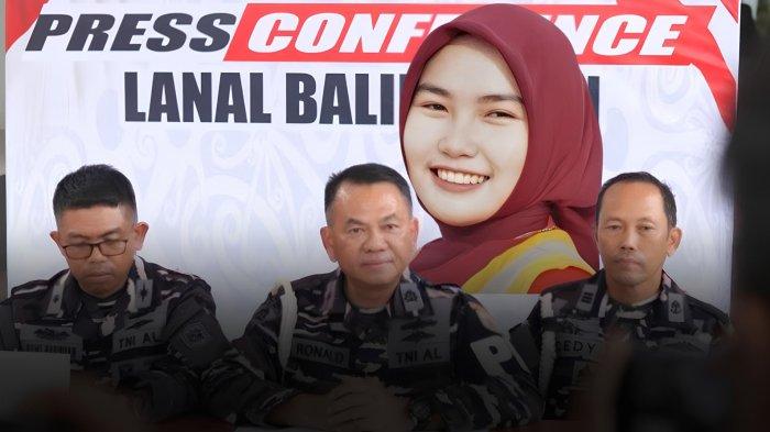 PEMBUNUHAN - Kolase foto Komandan Detasemen Polisi Militer (Dan Denpom) Pangkalan Angkatan Laut (Lanal) Balikpapan, Mayor Laut (PM) Ronald Ganap dan jurnalis bernama Juwita yang  jadi korban pembunuhan. Ronald mengungkapkan seorang anggota TNI AL yang bertugas di Lanal Balikpapan, Kelasi Satu J diduga terlibat dalam pembunuhan tersebut.