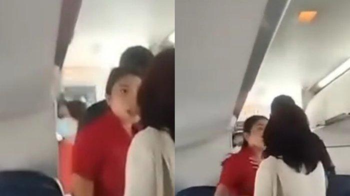 Anggota DPRD Sumut berinisial MZ cekcok dengan seorang pramugari viral di Sosial Media, Selasa (15/4/2025). Diketahui anggota DPRD berinisial MZ itu dari Fraksi Golkar.