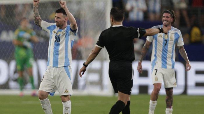 Argentina lolos ke final Copa America 2024 usai kalahkan Kanada di babak semifinal dengan skor 2-0