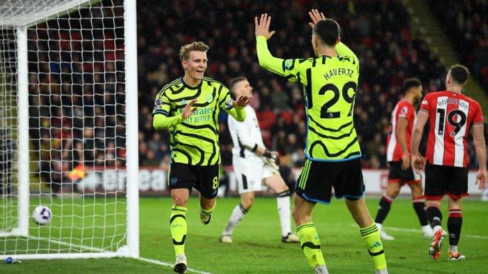 Arsenal menang telak atas Sheffield United 6-0 pekan ke-27 Liga Inggris, Selasa (5/3/2024)