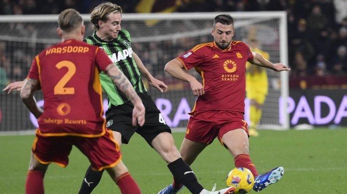AS Roma menang atas Sassuolo pekan ke-15 Liga Italia 2023-2024, Senin (4/12/2023) dini hari WIB