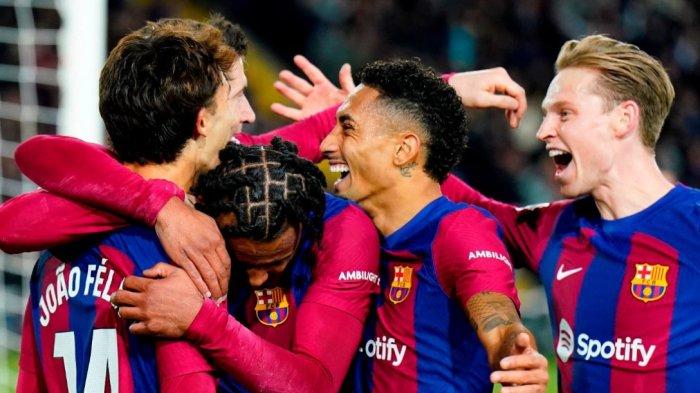 Barcelona menang atas Atletico Madrid dengan skor 1-0 dalam lanjutan Liga Spanyol 2023-2024, Senin (4/12/2023) dini hari WIB
