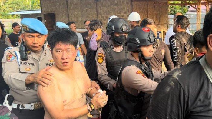 Benny Tiohari alias Beni, mafia judi yang ditangkap di lokasi barak narkoba