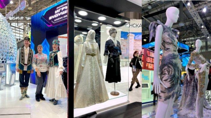 Berbagai fashion design dari negara-negara bagian Rusia.