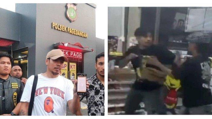 Mantan atlet MMA yang terlibat adu jotos karena diduga antreannya diserobot di sebuah minimarket di Ruko Latigo Square nomor 20-21 Cijantra, Pagedangan, Sabtu (5/8/2023).