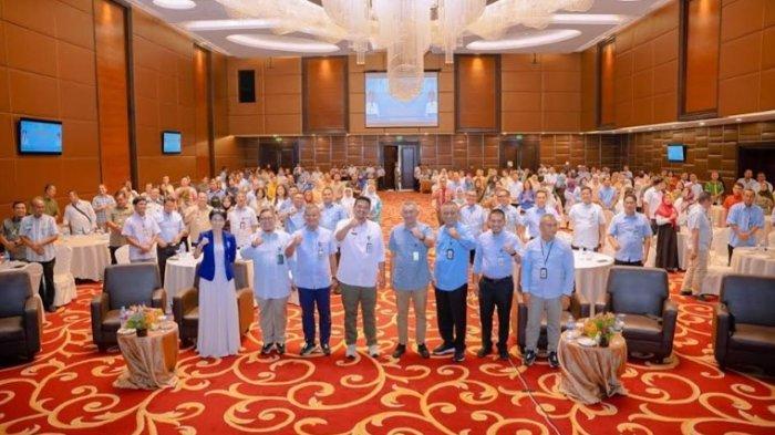 Kegiatan konsultasi publik rancangan awal Rencana Kerja Pemerintah Daerah (RKPD) Kota Medan tahun 2025 di Hotel Four Point Medan, Selasa (16/1/2024).