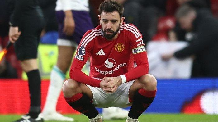 Penyerang Man United Bruno Fernandes 