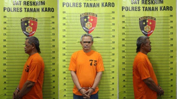 Bulang otak pelaku pembakaran rumah Rico Sempurna Pasaribu, Kamis dinihari (27/6/2024), di Jalan Nabung Surbakti.