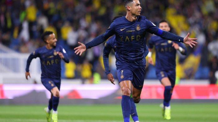 Cristiano Ronaldo cetak hattrick saat laga Abha vs Al Nassr di Liga Arab Saudi