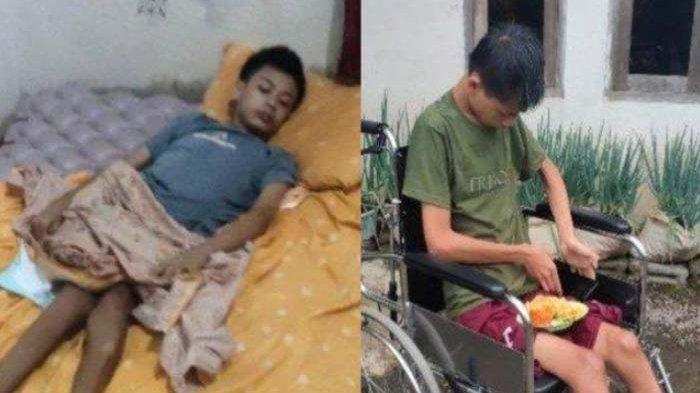 DIKEROYOK - Kolase Reza korban pengeroyokan di Rejang Lebong yang kini lumpuh, pada Rabu (5/2/2025). Kejaksaan Negeri (Kejari) Rejang Lebong menyatakan sikap banding terhadap putusan Majelis Hakim Pengadilan Negeri (PN) Curup dalam kasus pengeroyokan pelajar yang menyebabkan korban mengalami kelumpuhan