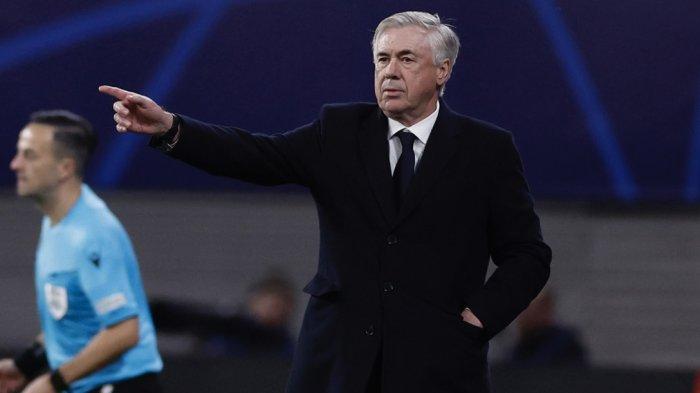 Pelatih Real Madrid, Carlo Ancelotti mulai was-was melawan RB Leipzig di leg kedua 16 besar Liga Champions karena menang susah payah.