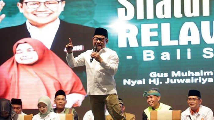 Cawapres nomor urut 1 Muhaimin Iskandar berkampanye di kawasan Badung, Bali, Jumat (26/1/2024). (Tim Dokumentasi Muhaimin Iskandar )