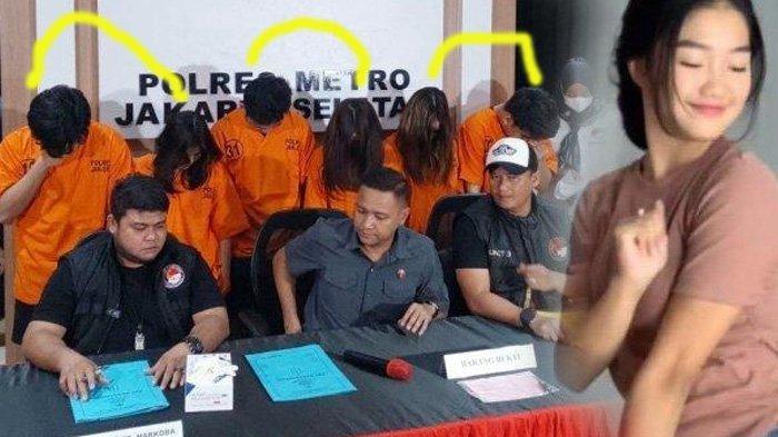 Chandrika Chika dan HJ Atlet e-Sport Bersama Dua Pasangan Lainnya Ditangkap, Pesta Narkoba di Hotel. (HO)