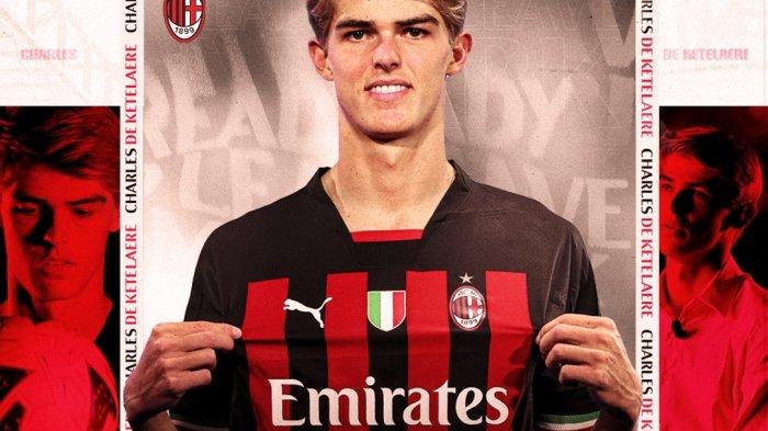 AC Milan resmi perkenalkan Charle De Ketelaere dikontrak lima tahun di bursa transfer musim panas 2022.