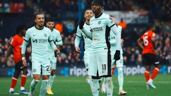 Hasil Liga Inggris - Chelsea menang atas Luton Town dengan skor 2-3 pada pekan ke-20 Premier League, Sabtu (30/12/2023)