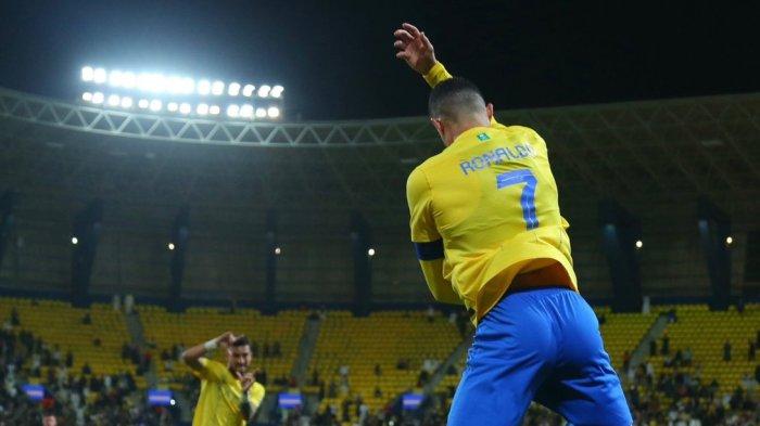 Cristiano Ronaldo langsung melakukan selebrasi 