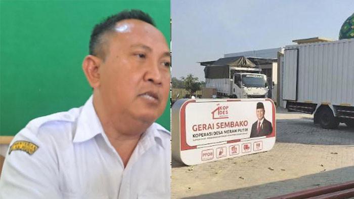 KADES SALAH UCAP - Santiko (kiri), Kades di Tuban yang Salah Ucap hingga bikin Koperasi Merah Putih diputus kontrak.