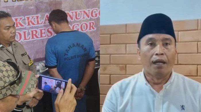 TERANCAM 5 TAHUN PENJARA - Polisi tetapkan LR (26) yang merupakan anak Kepala Desa Klapanunggal, Kabupaten Bogor sebagai tersangka. Meski berdamai dengan korban, namun proses hukum tetap berlanjut.