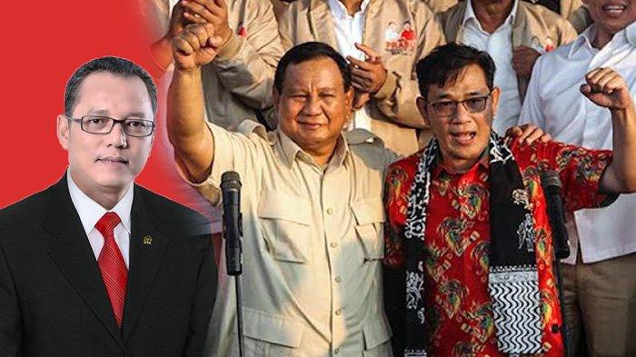 Politisi PDIP Deddy Yevri Hanteru Sitorus membongkar kelakuan sejawatnya, Budiman Sudjatmiko. Deddy Sitorus dan Budiman Sudjatmiko sama-sama anggota DPR RI dari PDIP masa bakti 2019–2024. Sindirian yang dilayangkan Deddy Sitorus ini setelah mantan aktivis 98 Budiman Sudjatmiko membentuk relawan pendukung Prabowo Subianto bernama Prabu. Budiman Sudjatmiko diduga dapat proyek senilai 200 miliar di Kemenhan RI dan dijanjikan jabatan menteri. (HO)