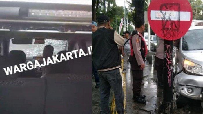 Detik-detik Bocah 9 Tahun Bawa Kabur Mobil Dipanaskan Berakhir Tabrakan, Nangis Tak Mau Buka Pintu (KOLASE/TRIBUN MEDAN)