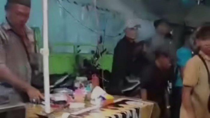 Diduga pedagang di usir dan dagangannya di buang pada kegiatan MTQ ke-57 Medan, Kamis (16/5/2024). Video ini viral di sosial media.