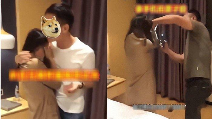 Digrebek tanpa Busana dengan Istri Orang, Pebinor Peluk Selingkuhannya di Depan Suami Sah