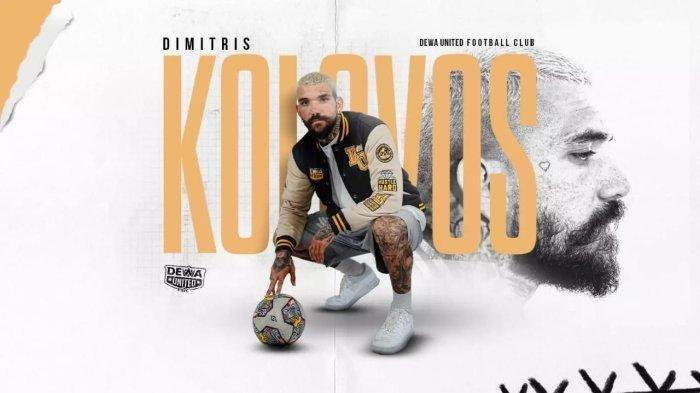 Dewa United resmi datangkan Dimitris Kolovos di Liga 1