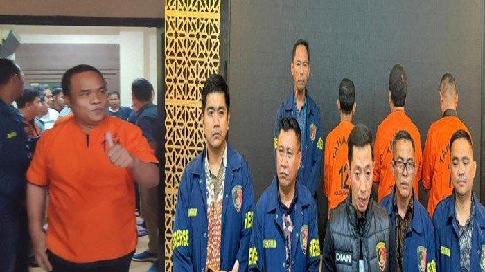 TERSANGKA - Direktorat Reserse Kriminal Umum (Dirreskrimum) Polda Banten menetapkan tiga tersangka dalam kasus dugaan 'pemalakan' proyek senilai Rp 5 triliun di PT. China Chengda Engineering, Jumat (16/5/2025)