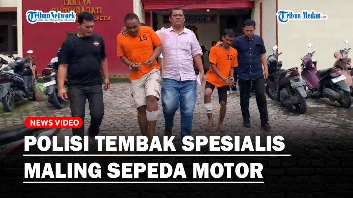 Dua orang spesialis maling motor ditembak polisi, usai beraksi berkali-kali.