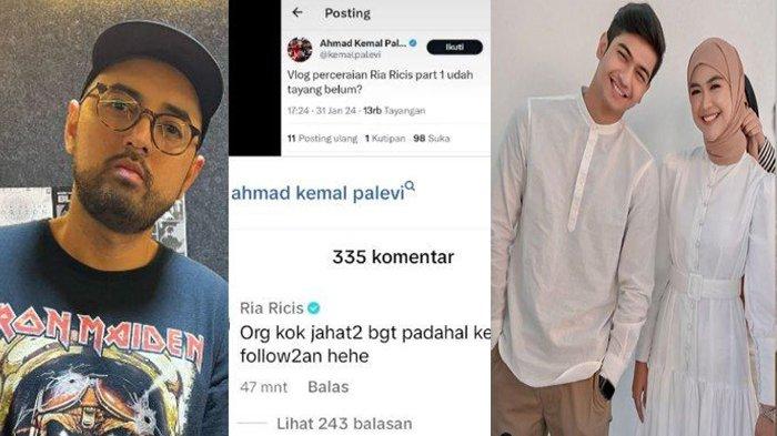 Dulu Kemal Palevi Bahas Ria Ricis Bikin Vlog di Pemakaman Ayah, Kini Singgung Soal Vlog Perceraian