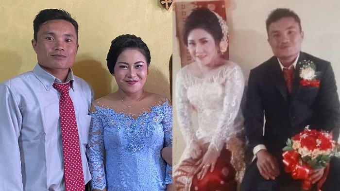 E Tamba dan Ohana Afrelina Siregar, pasangan asal Kabupaten Samosir yang bikin heboh