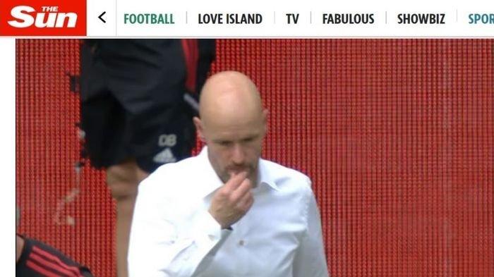 Pelatih Manchester United Erik ten Hag 