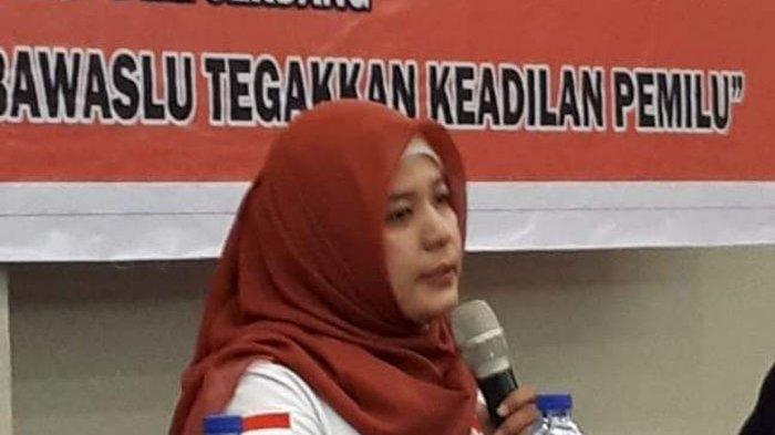 Komisioner Bawaslu Deliserdang, Erina Kartika Sari. 