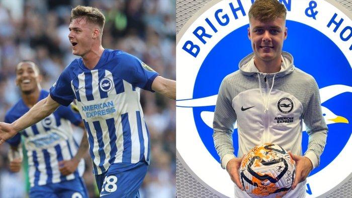 Sosok Evan Ferguson, penyerang muda milik Brighton yang digadang-gadang raja gol Eropa.