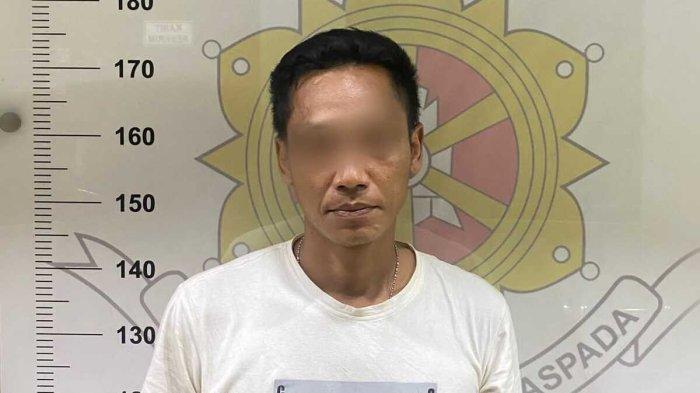 FR (39), pelaku yang terlibat pemerkosaan terhadap anak perempuan di bawah umur berinisial J (16), di Taman Sari, Jakarta Barat. (HUMAS POLRES JAKARTA BARAT)