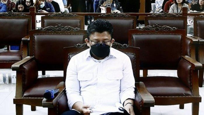 Tangkapan layar Ferdy Sambo di sidang kasus pembunuhan berencana terhadap Brigadir Yosua,  di PN Jakarta Selatan, Jakarta, Selasa (31/1/2023).  