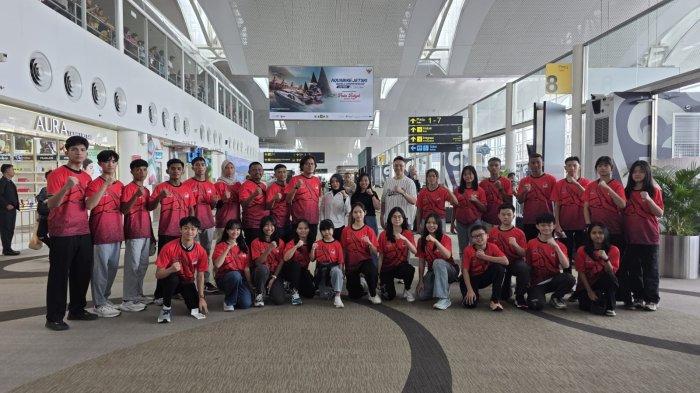 Kontingen Wushu Sumut Tiba di Surabaya untuk Kejurnas 2025, Siap Tampil Maksimal