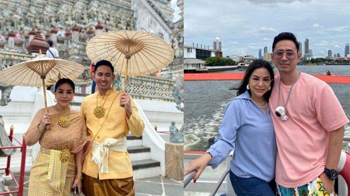Foto mesra Anisa Bahar dengan brondongnya, Edwin Bahari, terpaut usia 19 tahun. (Instagram Anisa Bahar)