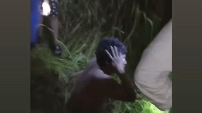 Tangkap layar penangkapan pelaku pembunuhan terhadap wanita bernama Melani Sitompol di sebuah rumah Jalan Karya, Gang Sepakat, Kecamatan Medan Barat. (Ho)