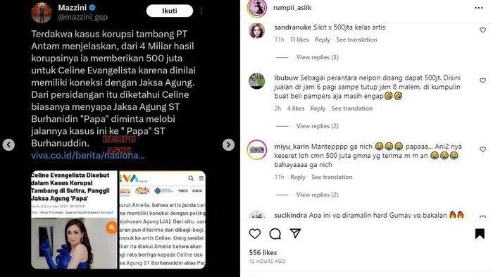 GEGER Celine Evangelista Dituding Dekat dengan Jaksa Agung Hingga Beri Koneksi Untuk Kasus Korupsi