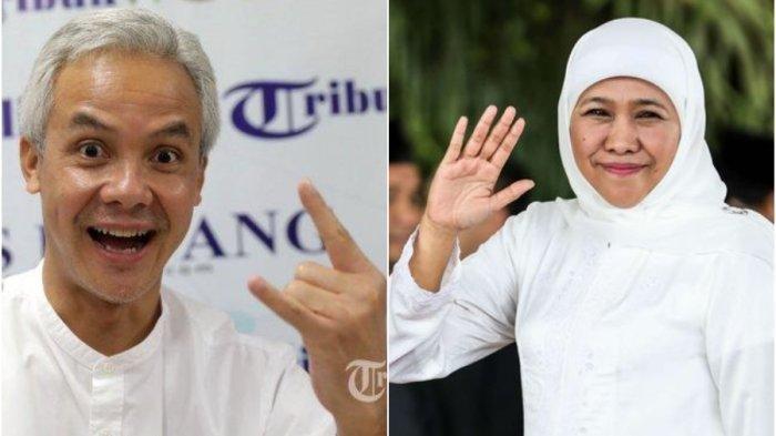 Ganjar Pranowo dan Khofifah Indar Parawansa