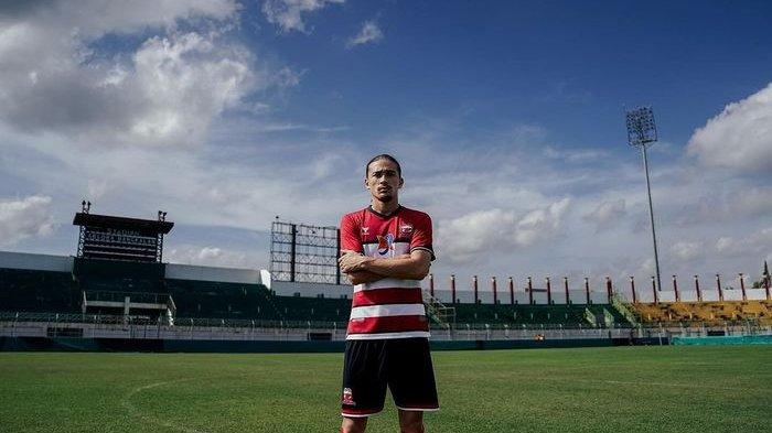 Gelandang Madura United, Jordy Wehrmann.